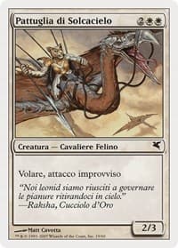 Skyhunter Patrol (Italian) - "Pattuglia di Solcacielo" (L19) from Magic Encyclopedia 2005 (Salvat/Hachette)