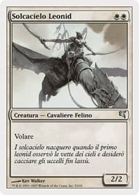 Leonin Skyhunter (Italian) - "Solcacielo Leonid" from Magic Encyclopedia 2005 (Salvat/Hachette)