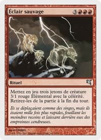 Feral Lightning (French) - "Eclair sauvage" (I2) from Magic Encyclopedia 2005 (Salvat/Hachette)
