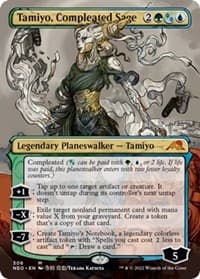 Tamiyo, Compleated Sage (Borderless) from Kamigawa: Neon Dynasty