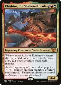 Chishiro, the Shattered Blade from Commander: Kamigawa: Neon Dynasty