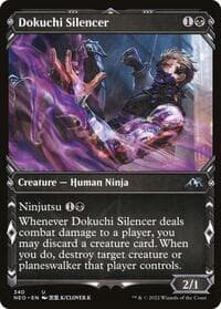 Dokuchi Silencer (Showcase) from Kamigawa: Neon Dynasty