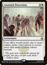 Anointed Procession from The List Reprints