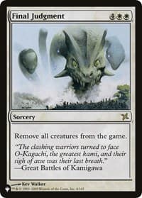 Final Judgment from The List Reprints