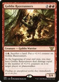 Goblin Razerunners from Commander: Kamigawa: Neon Dynasty