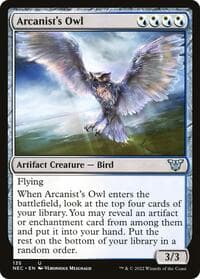 Arcanist's Owl from Commander: Kamigawa: Neon Dynasty