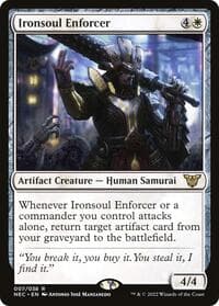 Ironsoul Enforcer from Commander: Kamigawa: Neon Dynasty