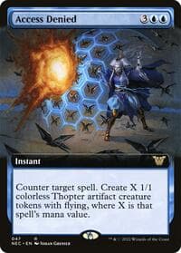 Access Denied (Extended Art) from Commander: Kamigawa: Neon Dynasty