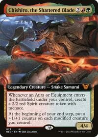 Chishiro, the Shattered Blade (Extended Art) from Commander: Kamigawa: Neon Dynasty