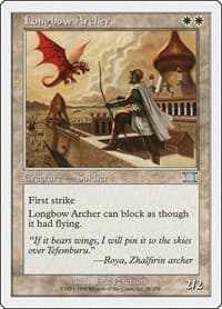 Longbow Archer from Classic Sixth Edition
