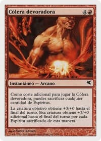 Devouring Rage (Spanish) - "Cólera devoradora" from Magic Encyclopedia 2005 (Salvat/Hachette)