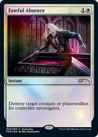 Fateful Absence from Game Day & Store Championship Promos