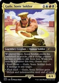 Guile, Sonic Soldier from Secret Lair Drop Series