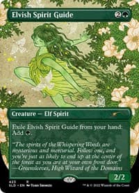 Elvish Spirit Guide (Borderless) from Secret Lair Drop Series
