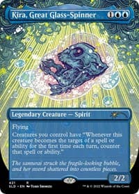 Kira, Great Glass-Spinner (Borderless) from Secret Lair Drop Series