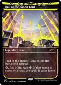 Hall of the Bandit Lord (Neon Yellow) from Secret Lair Drop Series