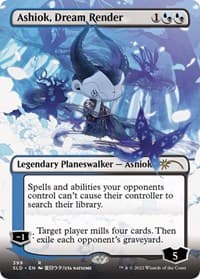 Ashiok, Dream Render (Borderless) from Secret Lair Drop Series