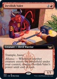 Devilish Valet (Extended Art) from Streets of New Capenna