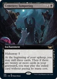 Cemetery Tampering (Extended Art) from Streets of New Capenna