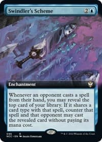 Swindler's Scheme (Extended Art) from Commander: Streets of New Capenna