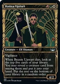 Brazen Upstart (Gilded Foil) from Streets of New Capenna