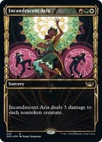 Incandescent Aria (Gilded Foil) from Streets of New Capenna
