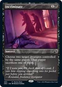 Incriminate from Promo Pack: Streets of New Capenna