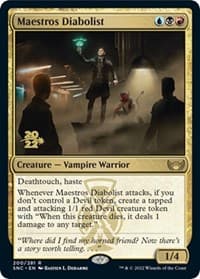 Maestros Diabolist from Prerelease Cards