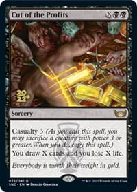 Cut of the Profits from Prerelease Cards