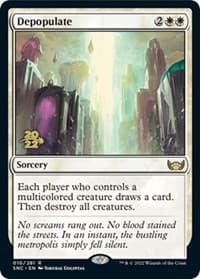 Depopulate from Prerelease Cards