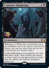 Cemetery Tampering from Prerelease Cards