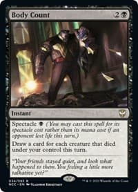 Body Count from Commander: Streets of New Capenna