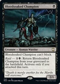 Bloodsoaked Champion from Commander: Streets of New Capenna