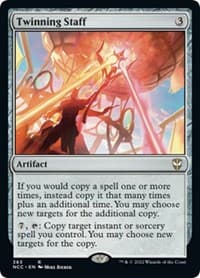 Twinning Staff from Commander: Streets of New Capenna