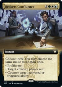 Brokers Confluence (Extended Art) from Commander: Streets of New Capenna