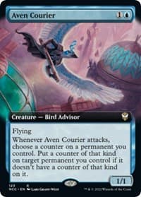 Aven Courier (Extended Art) from Commander: Streets of New Capenna