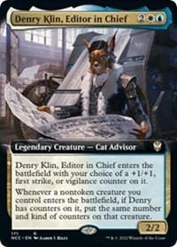 Denry Klin, Editor in Chief (Extended Art) from Commander: Streets of New Capenna