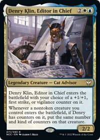 Denry Klin, Editor in Chief from Commander: Streets of New Capenna