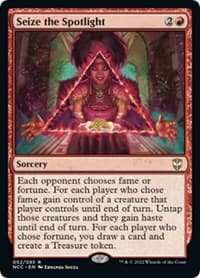 Seize the Spotlight from Commander: Streets of New Capenna