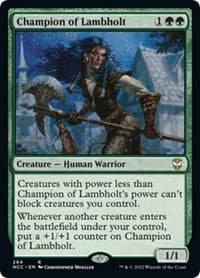 Champion of Lambholt from Commander: Streets of New Capenna