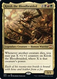 Kresh the Bloodbraided from Commander: Streets of New Capenna