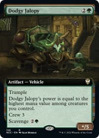 Dodgy Jalopy (Extended Art) from Commander: Streets of New Capenna