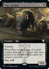 Wave of Rats (Extended Art) from Commander: Streets of New Capenna