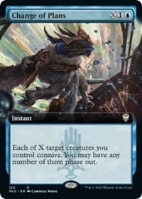 Change of Plans (Extended Art) from Commander: Streets of New Capenna