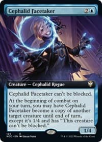 Cephalid Facetaker (Extended Art) from Commander: Streets of New Capenna