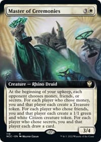 Master of Ceremonies (Extended Art) from Commander: Streets of New Capenna