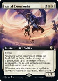 Aerial Extortionist (Extended Art) from Commander: Streets of New Capenna