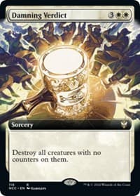 Damning Verdict (Extended Art) from Commander: Streets of New Capenna