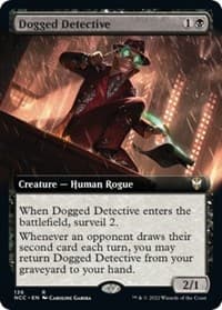 Dogged Detective (Extended Art) from Commander: Streets of New Capenna