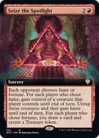 Seize the Spotlight (Extended Art) from Commander: Streets of New Capenna